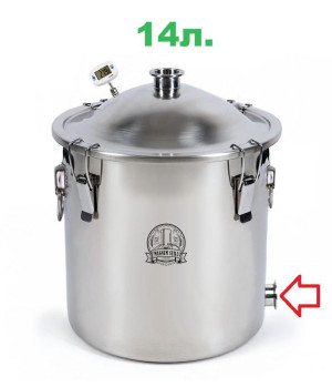 14л/2" Перегінний куб Магнум Лайт (з клампом під тен)