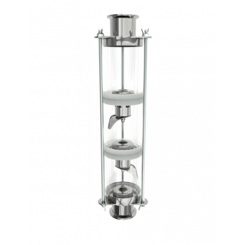 1.5"/2" Колпачковая колона нержавійка, 3 рівня