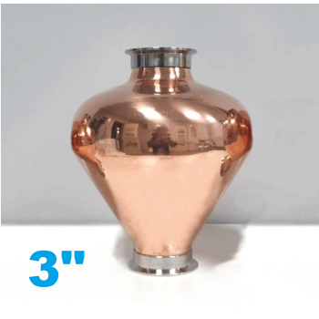 3"  Мідний шолом для дистиляції