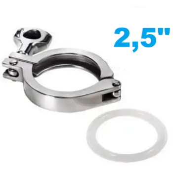 2,5" Хомут від клампового з'єднання