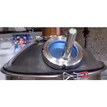 Вварка в кришку куба 4" Діоптра з підсвіткою