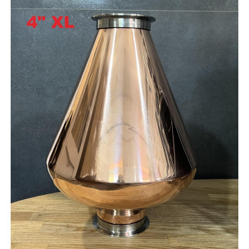 4" Мідний шолом аламбік XL