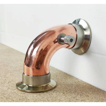 2" Відвід 90° мідь (з ніпелем)